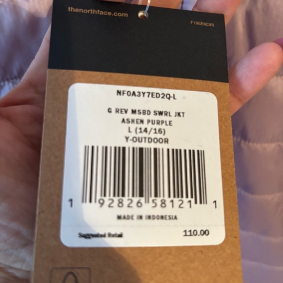 The North Face Reversible Sherpa Coat 14 16 - Picture 3 of 7